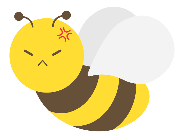 Loose bees get angry