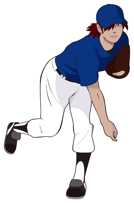 long-haired pitcher