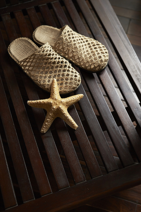 Sandals and starfish