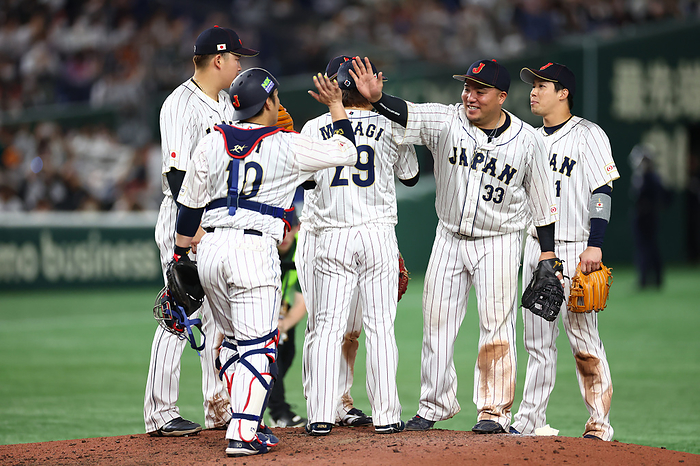 2023 WBC 1st round Japan team group  JPN  MARCH 11, 2023   Baseball : 2023 World Baseball Classic First Round Pool B Game between Czech Republic   Japan at Tokyo Dome in Tokyo, Japan. CTK Photo AFLO 