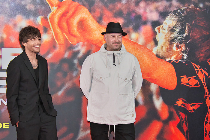  All of Those Voices  Japan premiere Singer Louis Tomlinson L  and Director Charlie Lightening attend the Japan premiere for  All of Those Voices  in Tokyo, Japan on March 13, 2023.