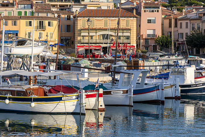 The Harbour at Cassis, Cassis, Provence Alpes Cote d Azur, France, Western Europe The Harbour at Cassis, Cassis, Bouches du Rhone, Provence Alpes Cote d Azur, France, Western Europe, by Neil Farrin