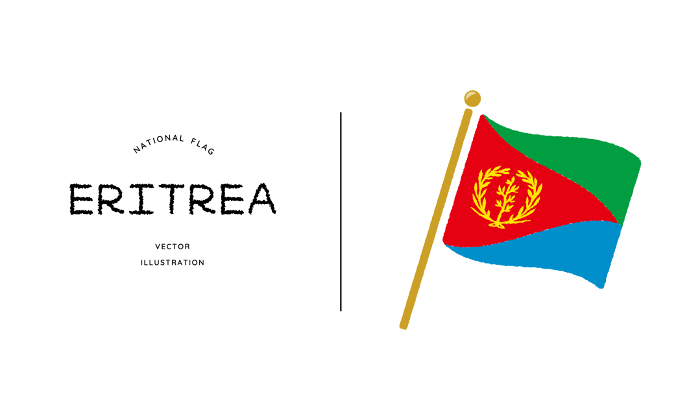 Eritrea flag icon vector illustration