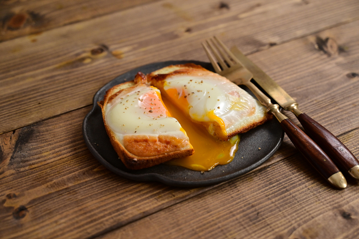 Mentaiko Mayo Cheese and Egg Toast