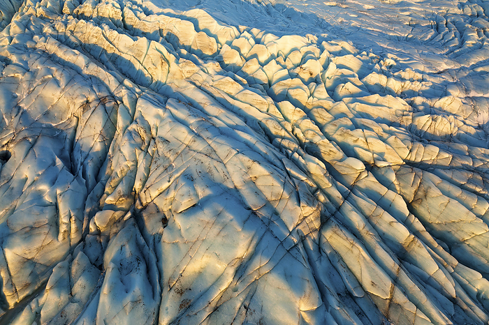 Iceland aerial view taken by drone of Skaftafellsjokull glacier, Austurland, Iceland, Europe. Photo by: Carlo Conti