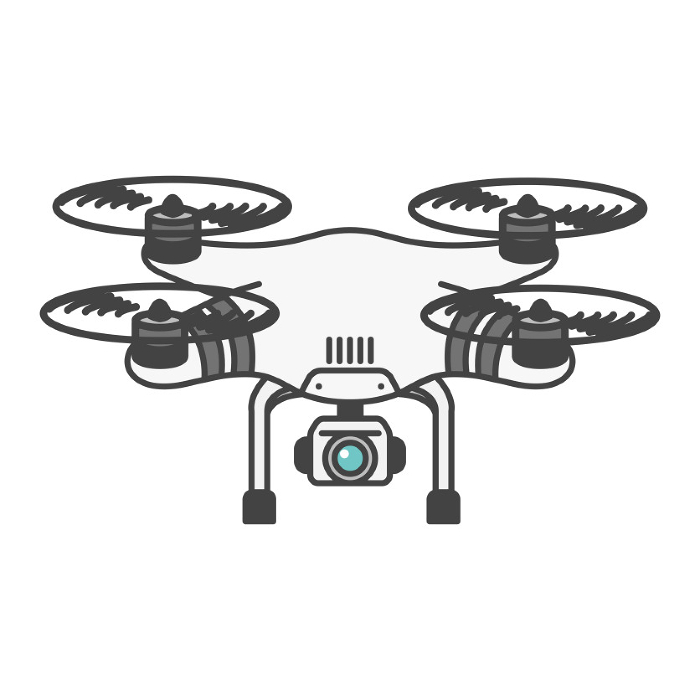 Small hobie drone with aerial camera, arm, takeoff and flight conditions