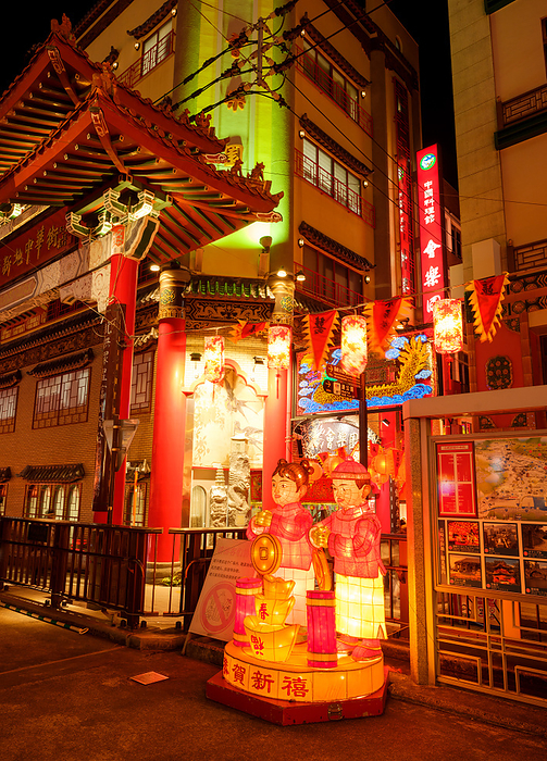Shinchi Chinatown during the Lantern Festival Nagasaki
