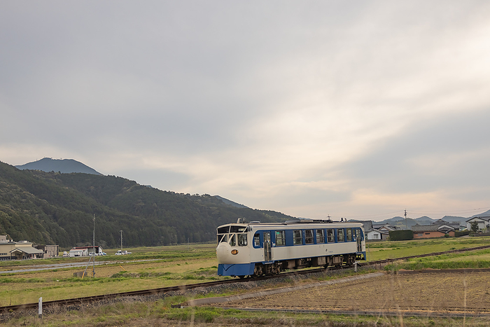 Hobby Train on the Yodo Line Uwajima City, Ehime Prefecture