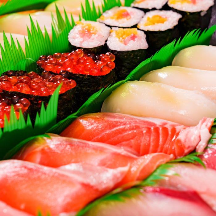 Family-size sushi delivered to your door.