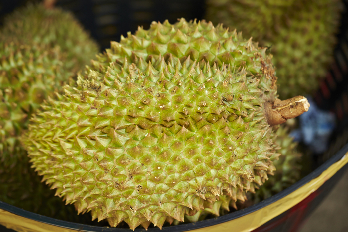 Local Market in Southeast Asia Durian