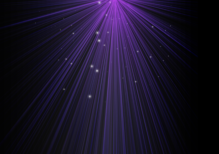 Expansive purple lighting