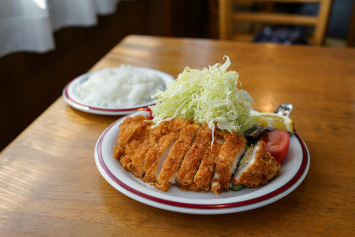 Chicken Katsu Set Meal at Western Restaurant