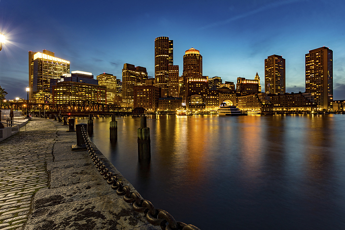 Boston Waterfront Skyline at Fan Pier Boston Waterfront Skyline at Fan Pier, Boston, Massachusetts, New England, United States of America, North America, by Hugh Howarth