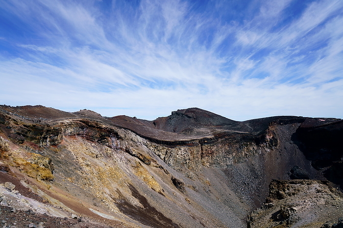 Yamanashi/Shizuoka Mt. Fuji summit crater