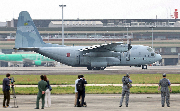 Japanese nationals in Sudan evacuated after clashes between national army and paramilitary groups A C130 transport aircraft departs for Djibouti, a neighboring country, to evacuate Japanese residents in Sudan, at the Air Self Defense Force s Komaki Air Base in Komaki City, Aichi Prefecture, Japan, at 2:47 p.m. on April 21, 2023. 