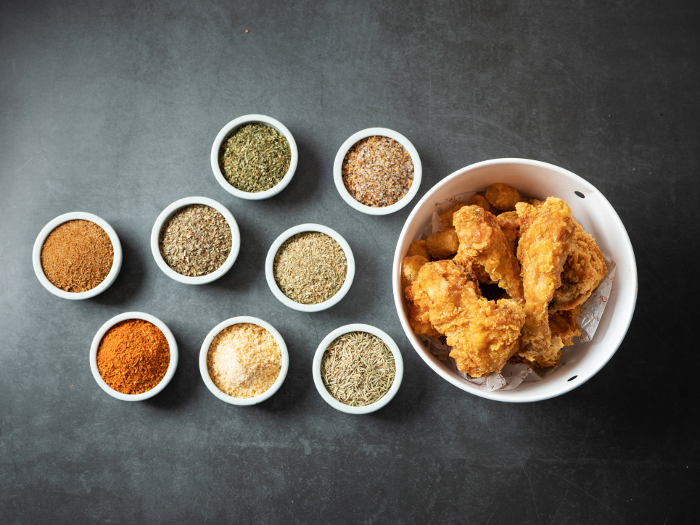 Fried Chicken and Spices