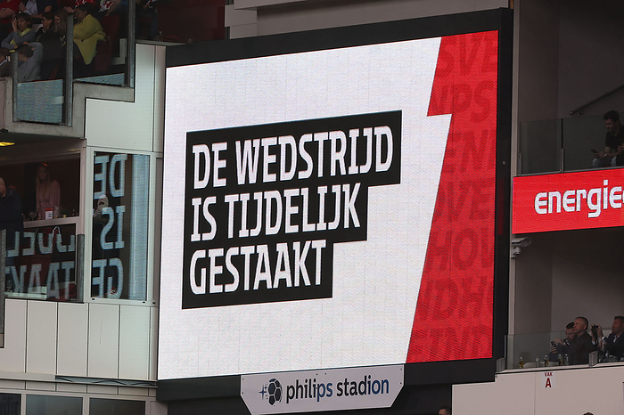 Netherlands: PSV vs Ajax EINDHOVEN, 23 04 2023, Philips Stadion, Stadium of PSV. Dutch Eredivisie season 2022 2023. PSV   Ajax. match is postponed