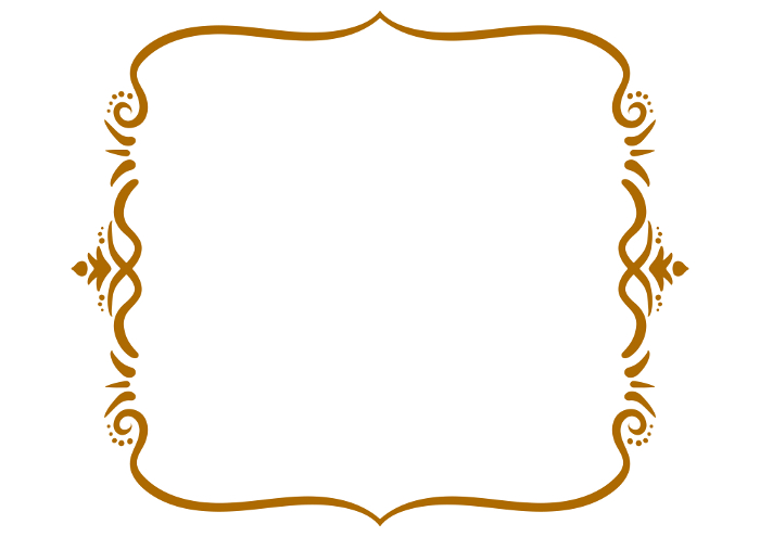 Decorative frame in Indian style. Vector data.