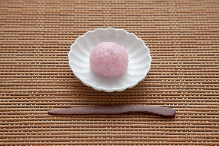 Sakura Mochi Domyoji Japanese sweets Table