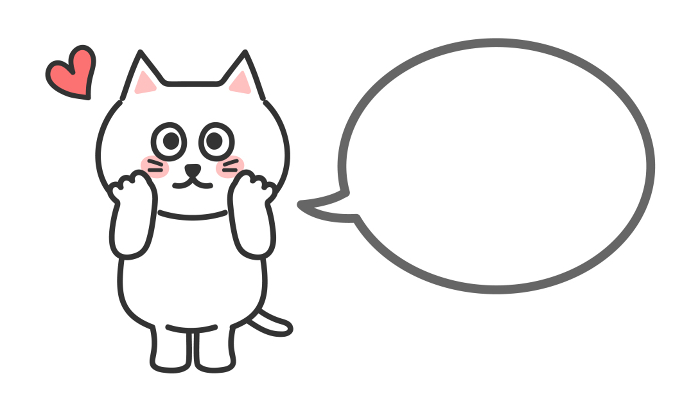 clip art of cat-illpop.com/blowout-white-cat