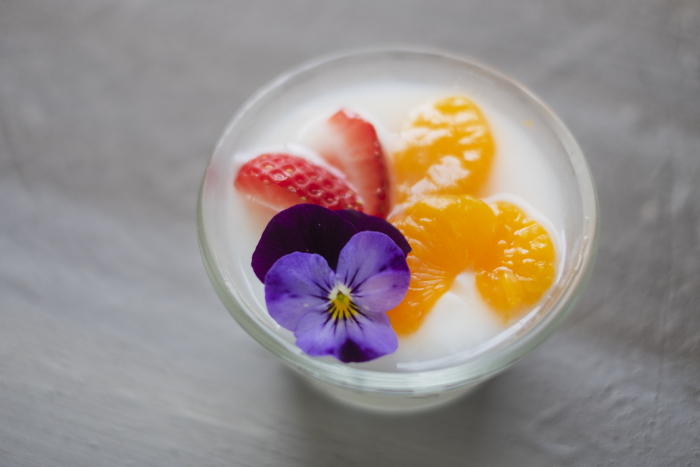 Apricot jelly_Edible flowers