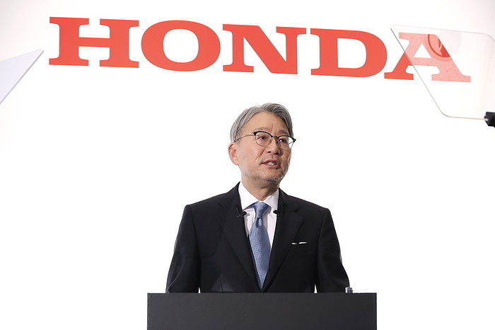 Honda s management policy briefing: Cooperation with Taiwan s TSMC Honda Motor  Honda  held its  2023 Business Update  on April 26. Photo shows Honda President Toshihiro Mibe on April 26, 2023.