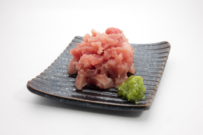 Chopstick rest of peeled tuna