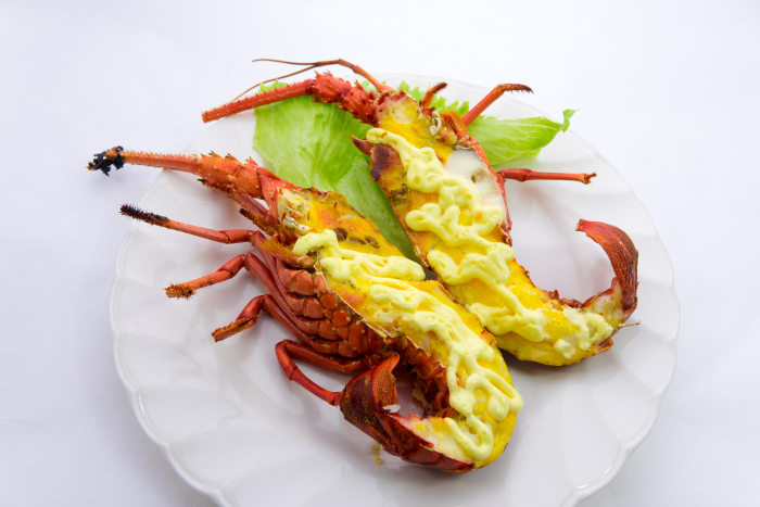 Grilled Ise Shrimp with Mayonnaise