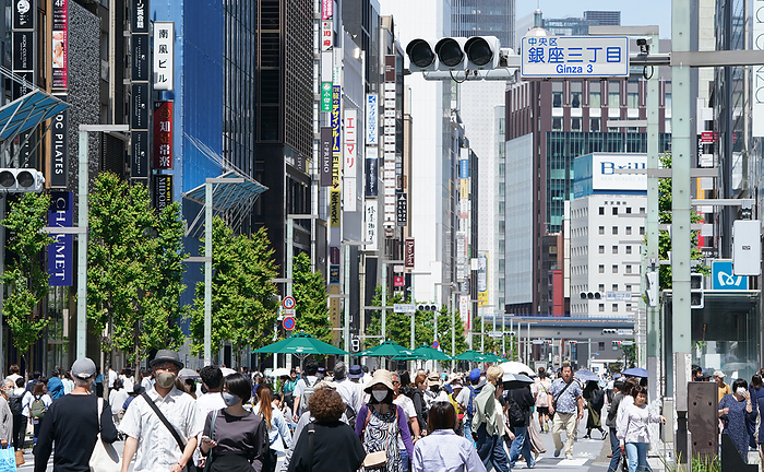 Ginza Pedestrian Heaven May 5, 2023 Pedestrian paradise Ginza