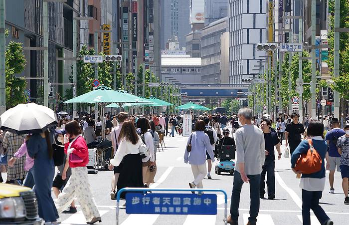 Ginza Pedestrian Heaven May 5, 2023 Pedestrian paradise Ginza