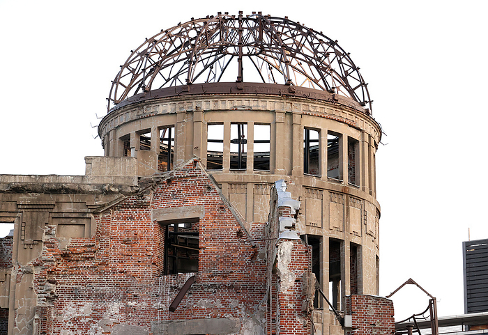 G7 Hiroshima Summit coming soon March 30, 2023, Hiroshima, Japan   This picture shows the World Heritage A bomb Dome at the Peace Memorial Park in Hiroshima, western Japan on Thursday, March 30, 2023. Group of Seven economic country leaders will gather at the G7 Hiroshima summit meeting this month.      photo by Yoshio Tsunoda AFLO  