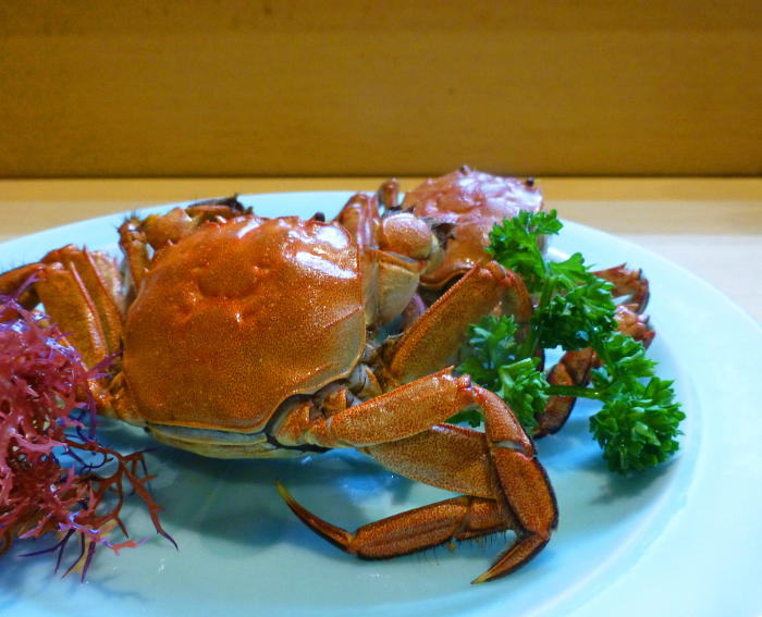 Crab with fat is the best crab, photo of boiled mokuzu crab in salted water