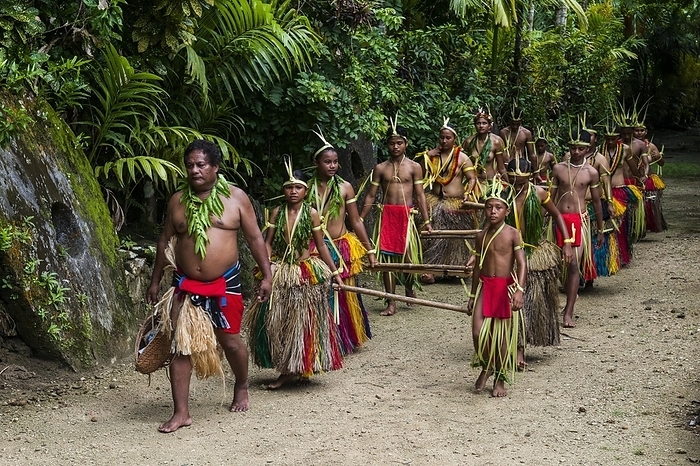 Traditional  Stick Dance  on Yap Island, Micronesia Stick dance performed by the tribal people of Yap Island, Caroline Islands, Micronesia, Oceania