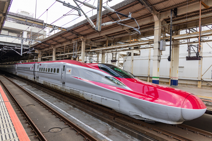 E6 Series Shinkansen entering Omiya Station