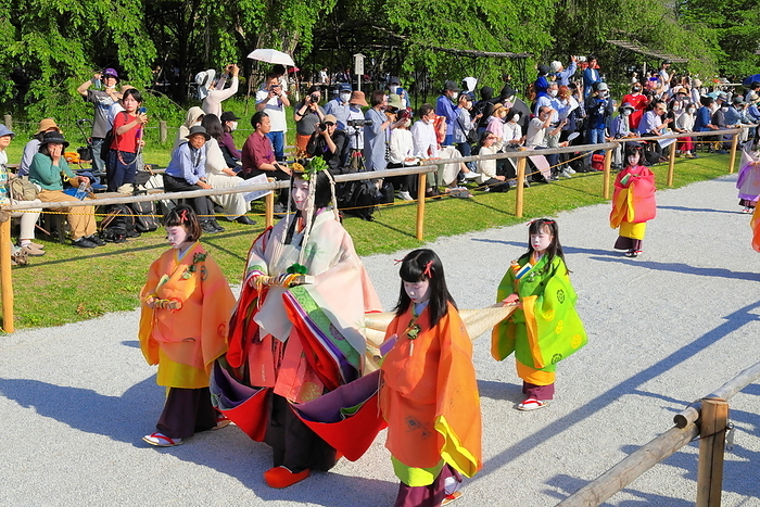 Aoi Matsuri (hollyhock festival) at Kamigamo Shrine Kyoto City, Kyoto Prefecture