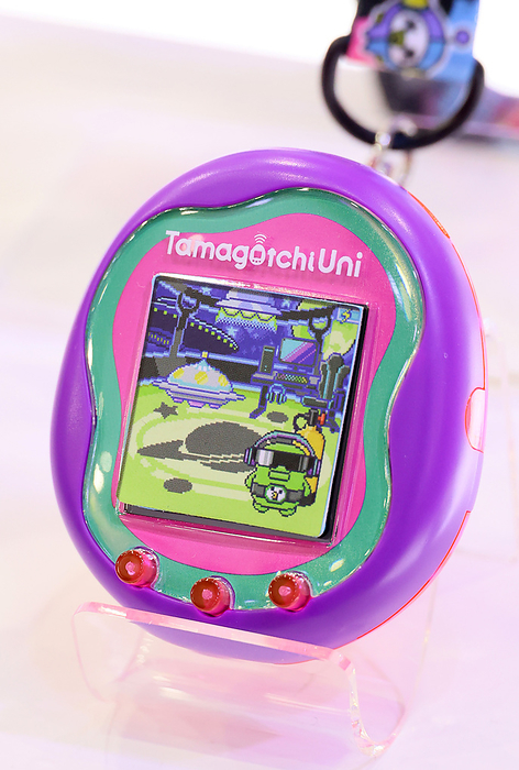 Taiwan People s Party leader Ko Wen Je speaks at the FCCJ June 8, 2023, Tokyo, Japan   Japanese toy maker Bandai displays egg shaped virtual pet game  Tamagotchi Uni  which can communicate with other users with Wi Fi at the annual Tokyo Toy Show in Tokyo on Thursday, June 8, 2023. Some 150 Japanese and foreign toy makers exhibit their latest products at a four day exhibition.     photo by Yoshio Tsunoda AFLO 