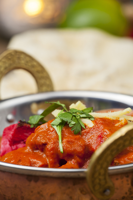 Indian tikka chicken with rice Indian tikka chicken with rice, by Zoonar