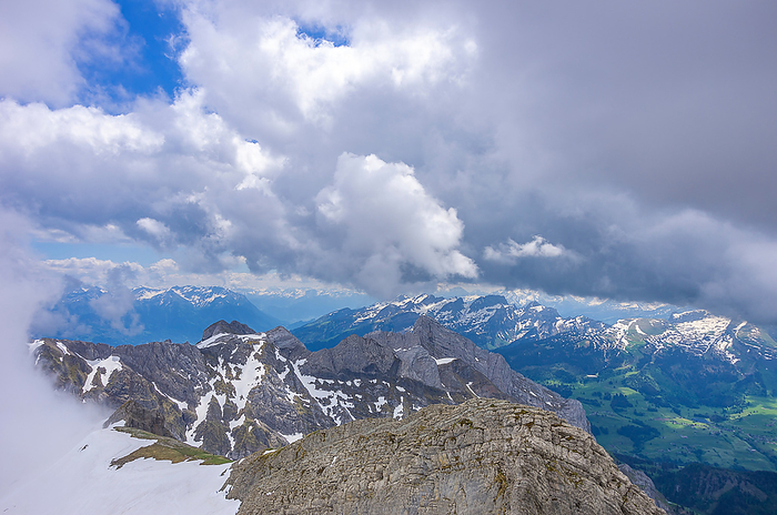 On peak of the S ntis, Swiss Alps, Switzerland On peak of the S ntis, Swiss Alps, Switzerland, by Zoonar Ullrich Gnoth