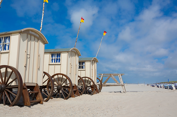 Historic dress cabins on Norderney Historic dress cabins on Norderney, by Zoonar Matthias Scho