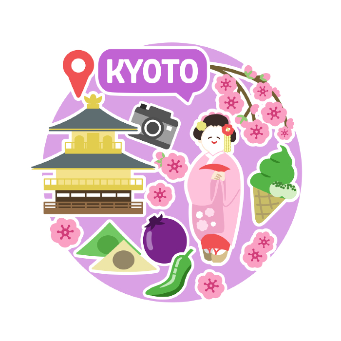 Icon set for Kyoto Prefecture Circle