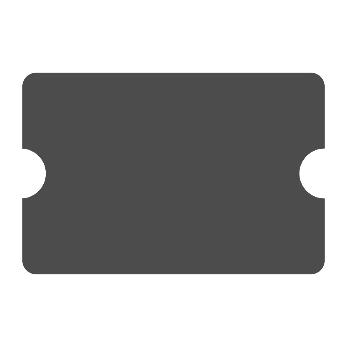 Simple vector icon illustration representing a ticket