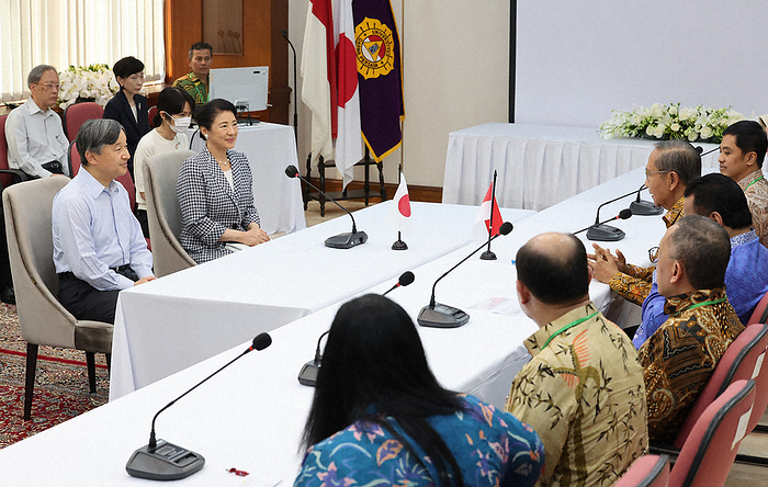 Their Majesties visit Indonesia Their Majesties the Emperor and Empress visit Darma Persada University and interact with people who have studied in Japan, in Jakarta, June 20, 2023, 2:39 p.m.  Representative photo 