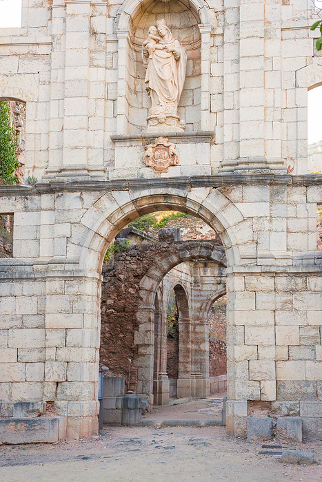 Entrance gate of the monastery of the Carthusian Order Cartoixa d Escaladei in the Priorat Entrance gate of the monastery of the Carthusian Order Cartoixa d Escaladei in the Priorat, by Zoonar Stefan Laws