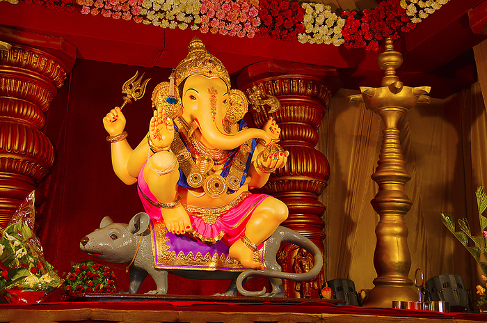 An idol of Lord Ganesha, Pune, Maharashtra, India An idol of Lord Ganesha, Pune, Maharashtra, India, by Zoonar RealityImages