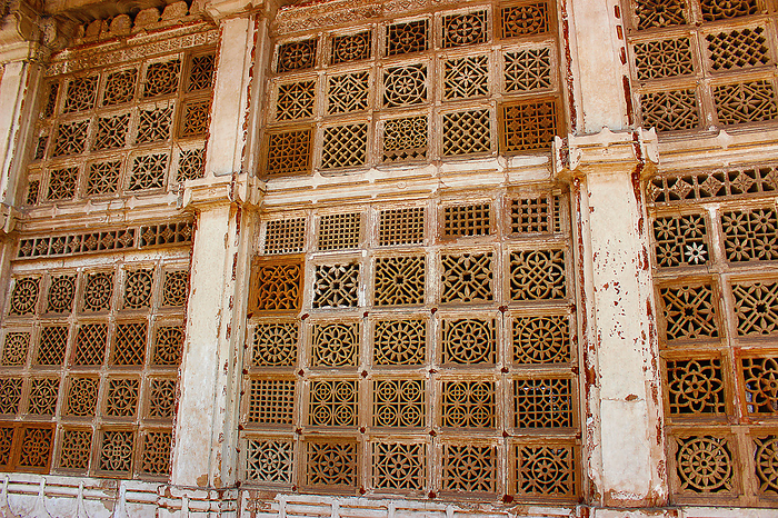 Perforated stone work at the exteriors of Sarkhej Roza, Makarba, Ahmedabad, Gujarat Perforated stone work at the exteriors of Sarkhej Roza, Makarba, Ahmedabad, Gujarat, by Zoonar RealityImages