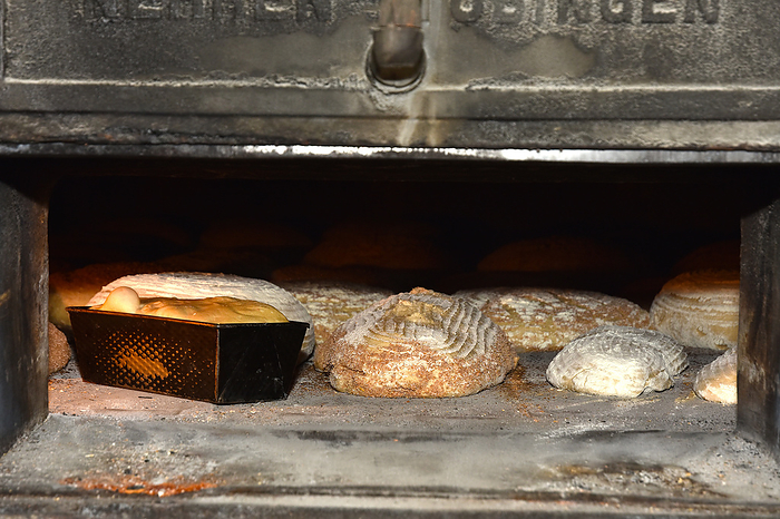 woodstove  baking oven  oven  bakehouse  bread  farmhouse bread  woodstove  baking oven  oven  bakehouse  bread  farmhouse bread , by Zoonar J rgen Vogt