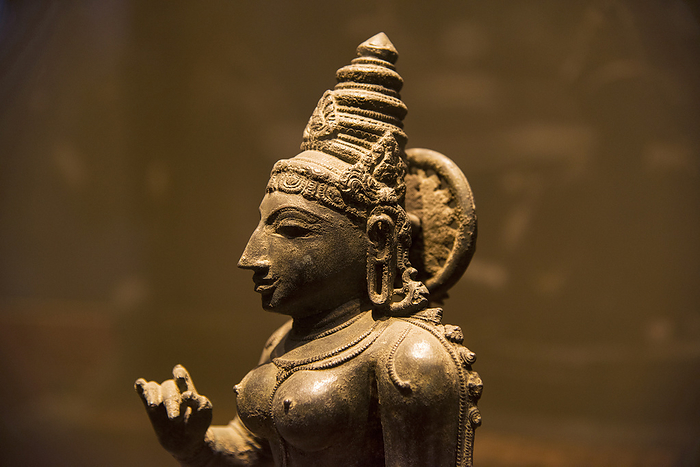 EGMORE, CHENNAI, INDIA, January 2018, Bronze idol of Goddess Parvathi at the Government Museum EGMORE, CHENNAI, INDIA, January 2018, Bronze idol of Goddess Parvathi at the Government Museum, by Zoonar RealityImages