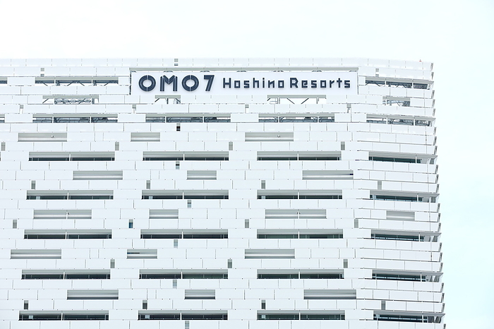 OMO7 Osaka A general view of OMO7 Osaka by Hoshino Resort, Osaka, Japan on June 27, 2023.  OMO  is a city tourism hotel brand by Hoshino Resort in a convenient city center location in Japan.  Naoki Nishimura AFLO  