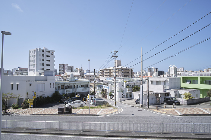 Residential area of Tomari, Naha City A general view of a residential area of Tomari in Okinawa, Japan, February 13, 2023.  Photo by AFLO 