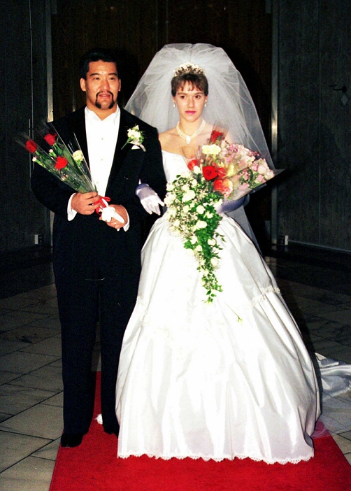 Masahiro Chono Wedding Masahiro Chono, DECEMBER, 1991   Pro Wrestling : Masahiro Chono weds his wife Martina in Tokyo, December 1991, date unknown  date 19911201  place unknown